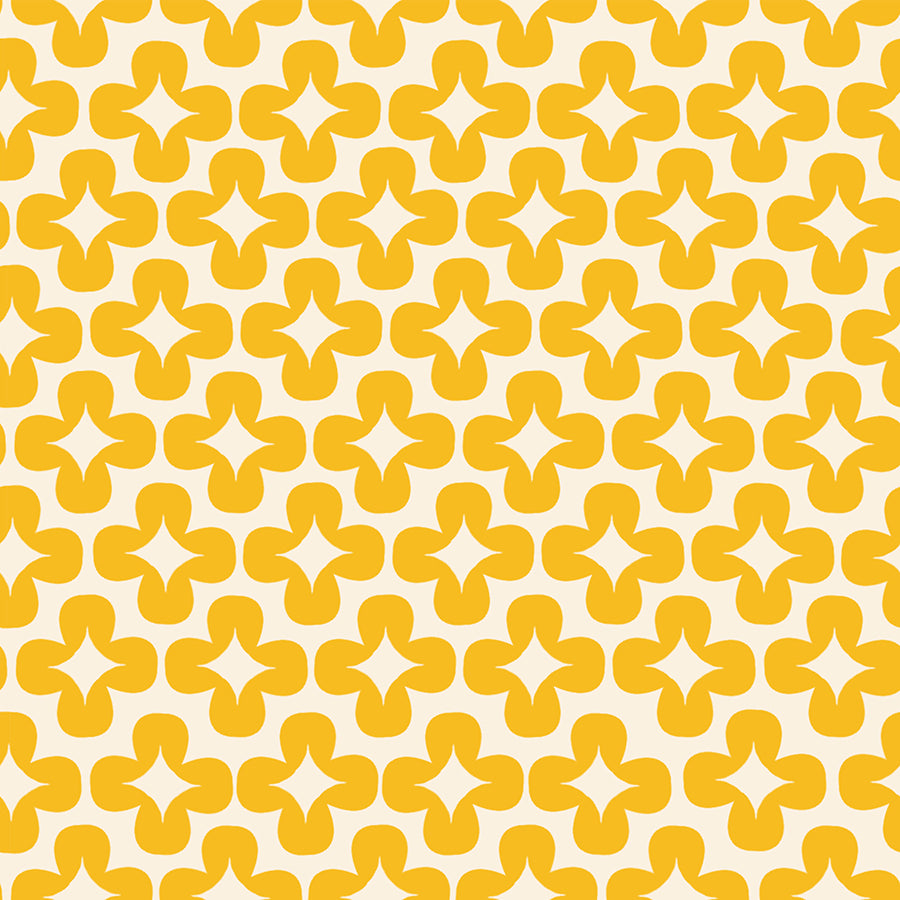 Pre Order Persimmon "Leaf" in Dandelion by Ruby Star Society Fabric