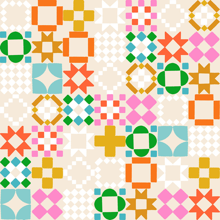 Pre Order 1 800 Notion "Quilty As Charged" in Shell by Ruby Star Society Fabric