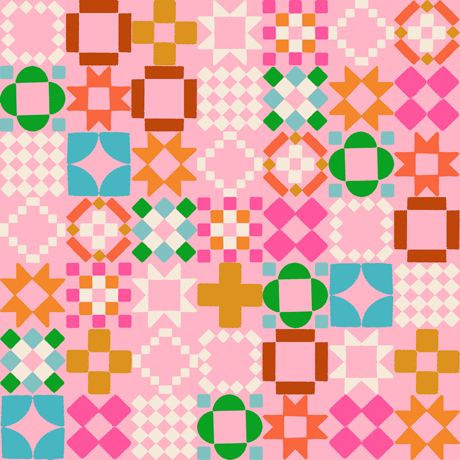 Pre Order 1 800 Notion "Quilty As Charged" in Posy by Ruby Star Society Fabric