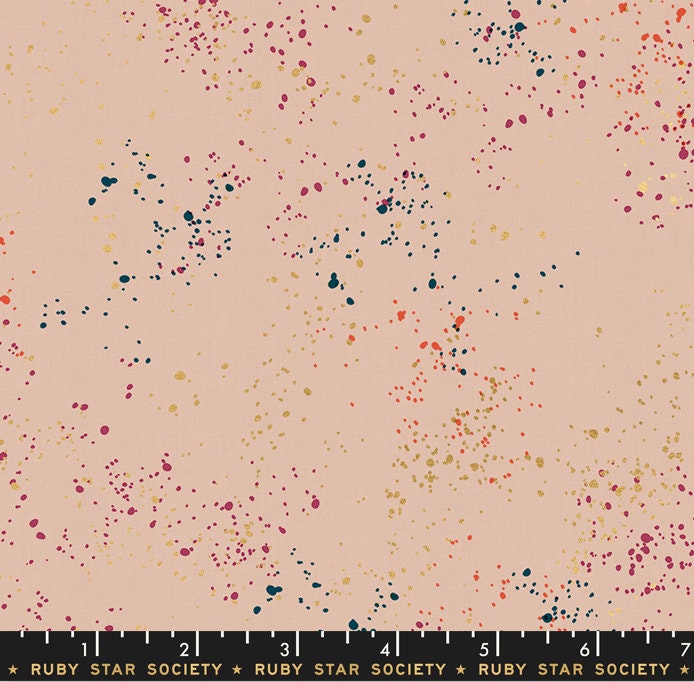 Speckled in Metallic Sunstone by Ruby Star Society Fabric