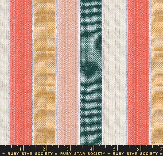 Candlelight Woven Jubilee (Holiday Stripe) | Ruby Star Society Fabric