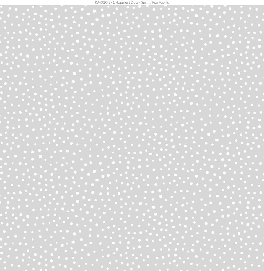 Happiest Dots in Spring Fog by RJR Fabric