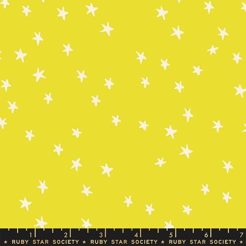 Starry in Citron by Ruby Star Society Fabric