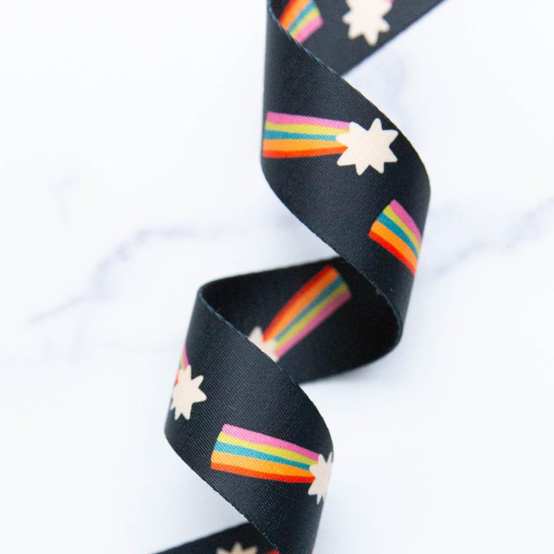 1.5" Shooting Star Webbing by Stitch Supply Co and Ruby Star Society