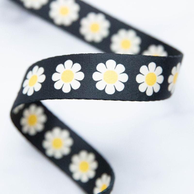 1" Daisy in Yellow Webbing by Stitch Supply Co and Ruby Star Society