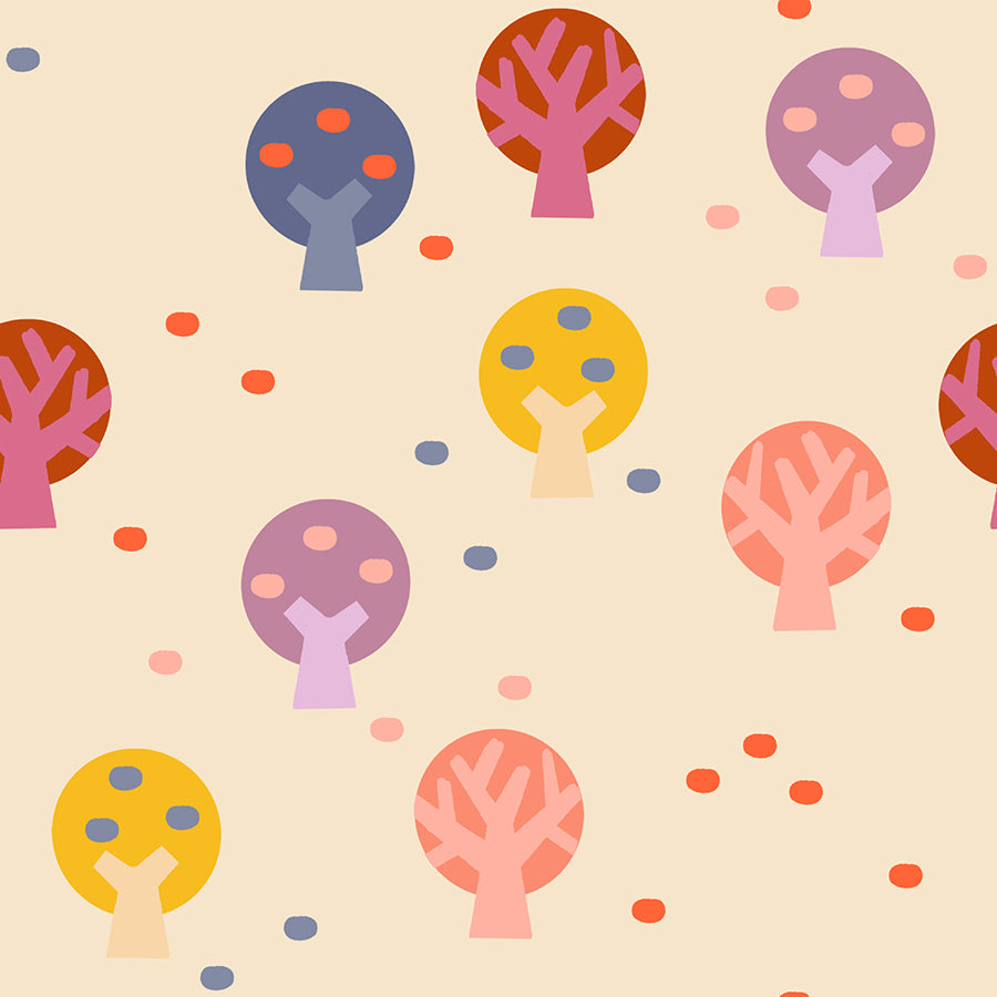 Pre Order Persimmon "The Grove" in Shell by Ruby Star Society Fabric