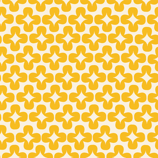 Pre Order Persimmon "Leaf" in Dandelion by Ruby Star Society Fabric