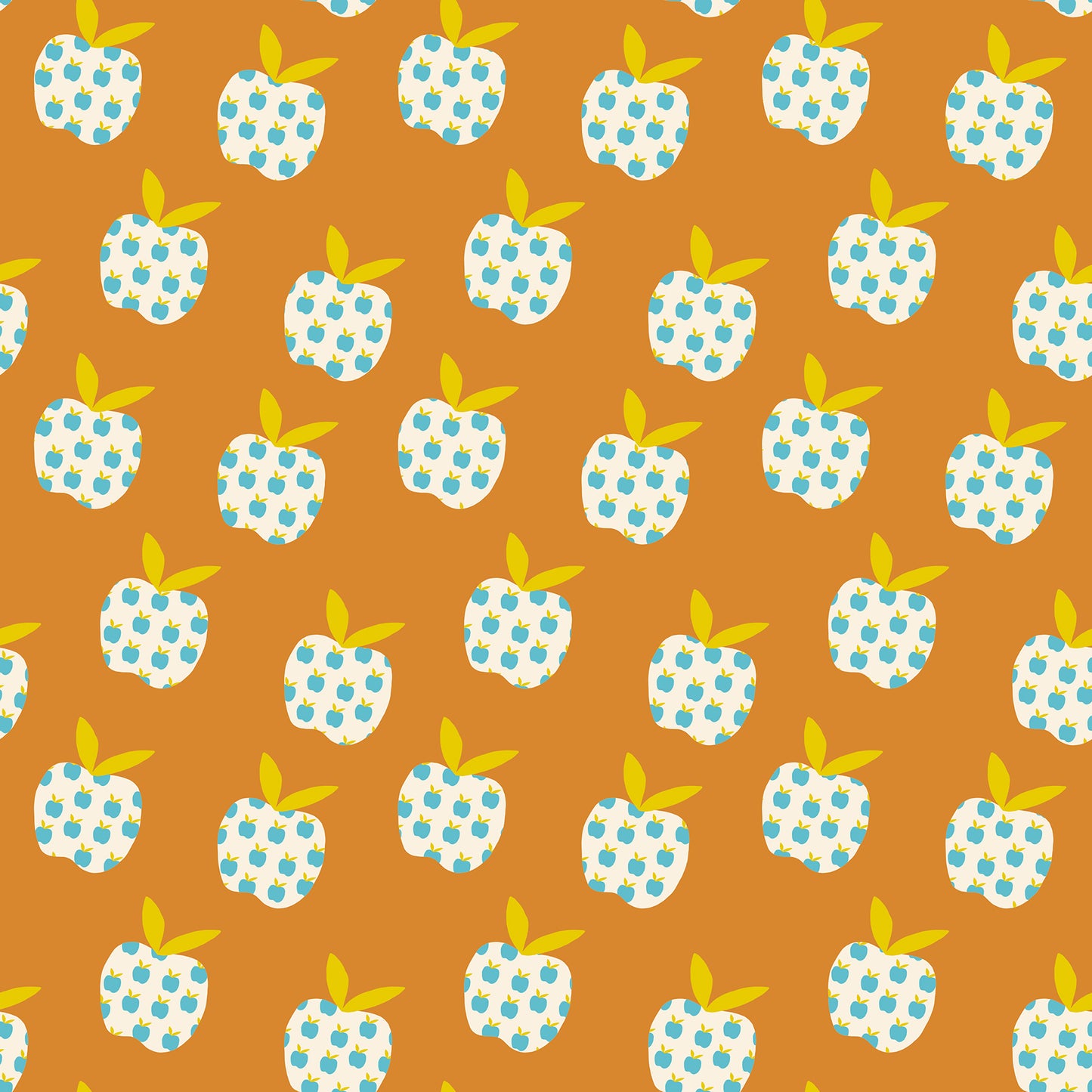 Mystic Fable “Big Apple” in Soft Black by Ruby Star Society Fabric