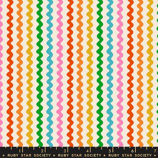 Pre Order 1 800 Notion "Ric Rac" in Shell by Ruby Star Society Fabric
