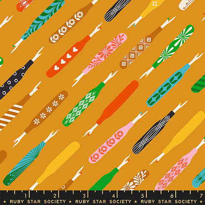 Pre Order 1 800 Notion "Seam Rippers" in Honey by Ruby Star Society Fabric