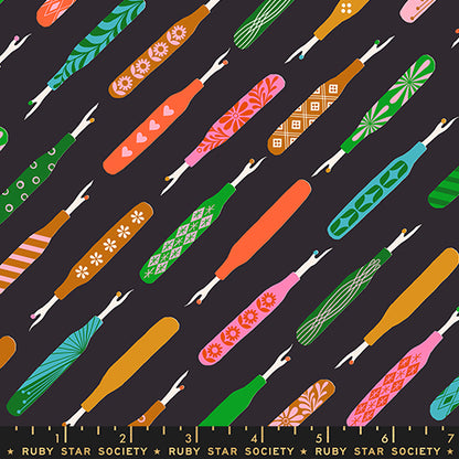 Pre Order 1 800 Notion "Seam Ripper" in Soft Black by Ruby Star Society Fabric