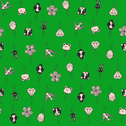 Pre Order 1 800 Notion "Thread Charms" in Verdant by Ruby Star Society Fabric