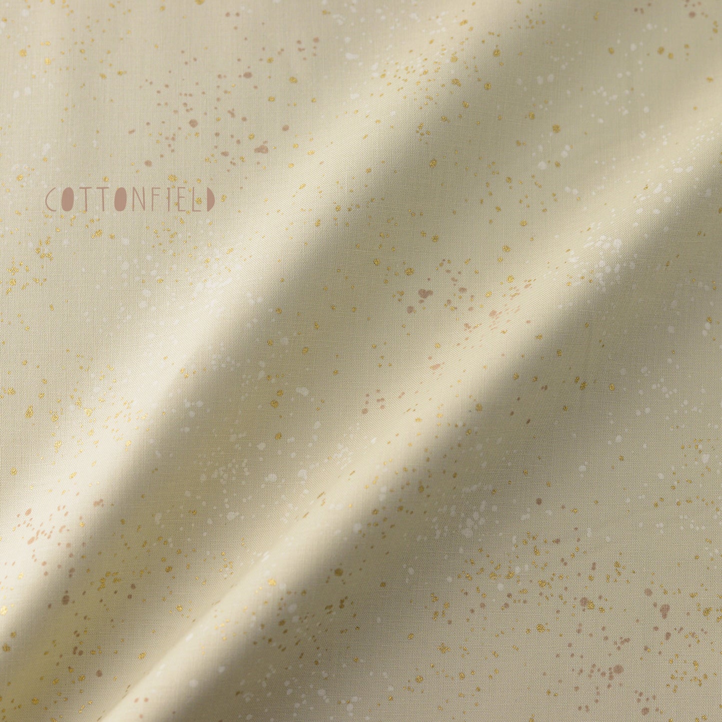 Speckled in Natural Metallic by Ruby Star Society Fabric