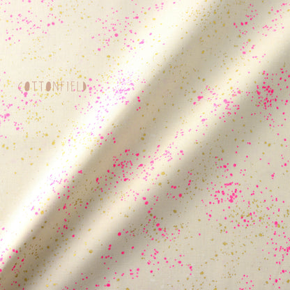 Speckled in Neon Pink Metallic by Ruby Star Society Fabric
