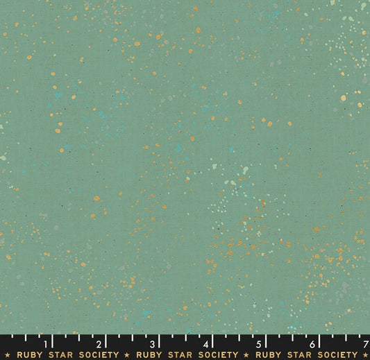 Speckled in Soft Aqua by Ruby Star Society Fabric