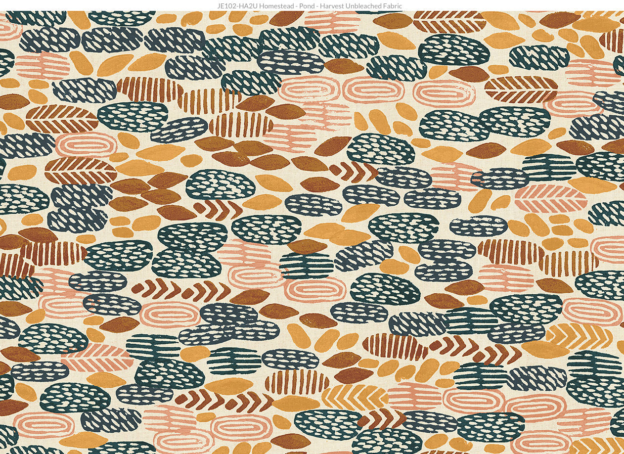 Homestead Pond in Harvest by Cotton + Steel Fabric