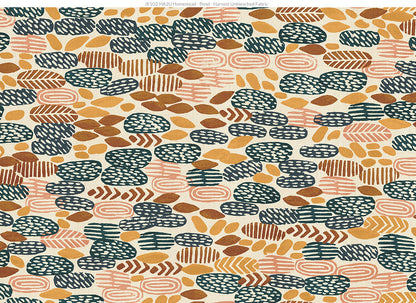 Homestead Pond in Harvest by Cotton + Steel Fabric