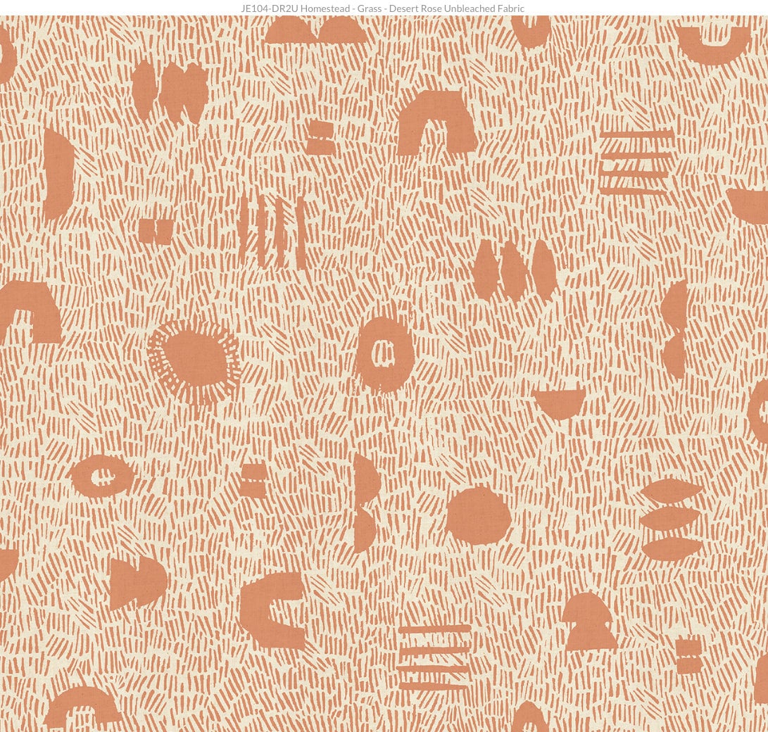 Homestead Grass in Desert Rose) by Cotton + Steel Fabric
