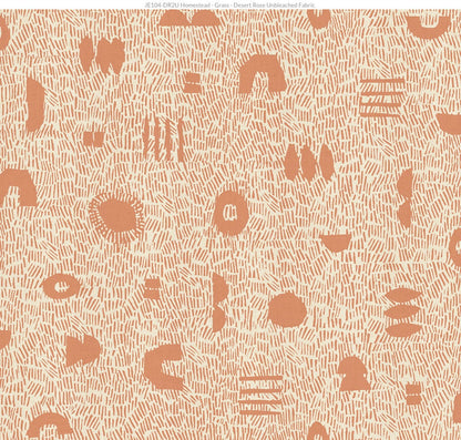 Homestead Grass in Desert Rose) by Cotton + Steel Fabric