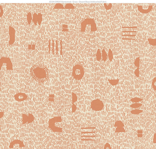 Homestead Grass in Desert Rose) by Cotton + Steel Fabric