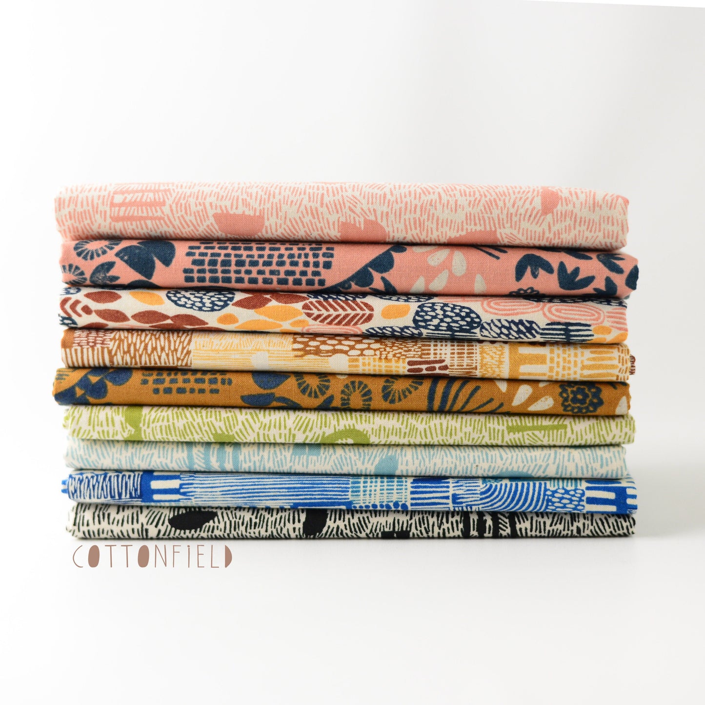 Homestead Pond in Harvest by Cotton + Steel Fabric