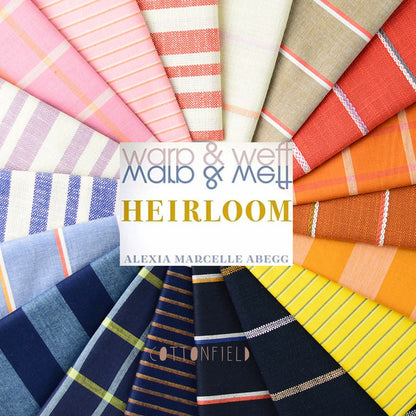Heirloom Warp and Weft Wovens (Persimmon Chorecoat) | Ruby Star Society Fabric