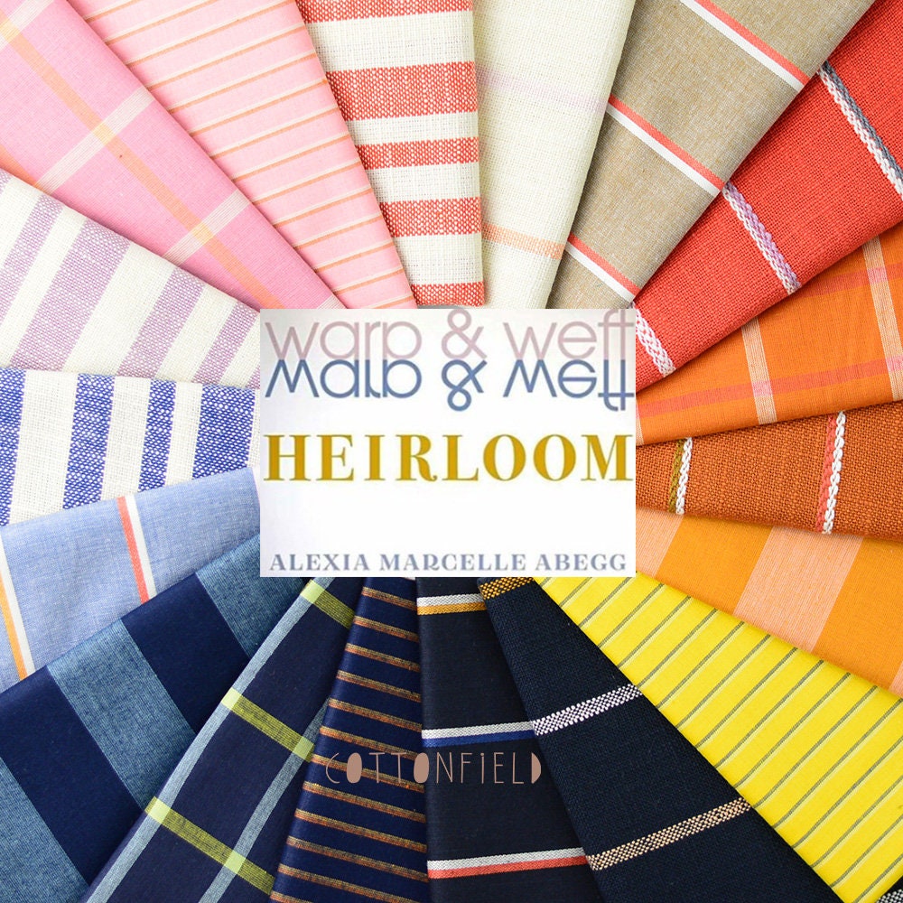 Heirloom Warp and Weft Wovens (Sunset Chorecoat) | Ruby Star Society Fabric