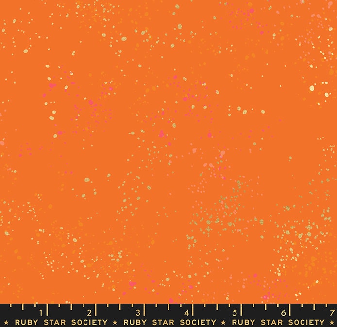 Speckled in Burnt Orange by Ruby Star Society Fabric
