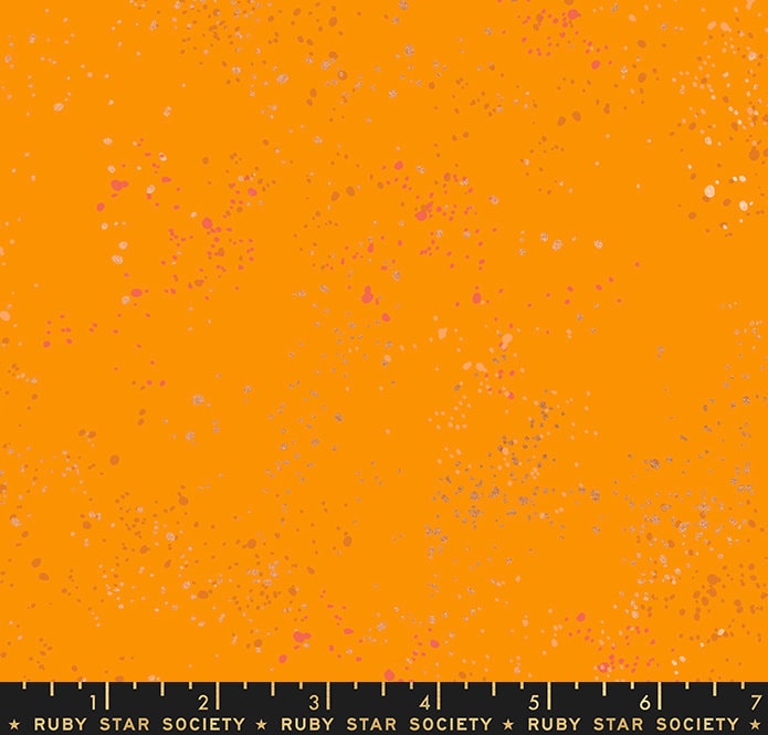Speckled in New Clementine by Ruby Star Society Fabric