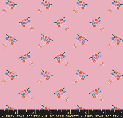 Food Group “Bouquet” in Lavender by Ruby Star Society Fabric