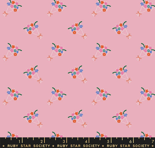 Food Group “Bouquet” in Lavender by Ruby Star Society Fabric