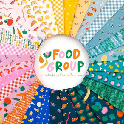 Food Group “Deli cious” in Polar by Ruby Star Society Fabric