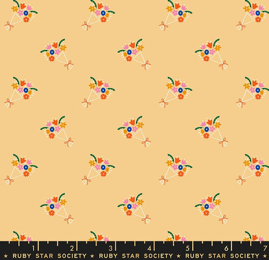 Food Group “Bouquet” in Butternut by Ruby Star Society Fabric