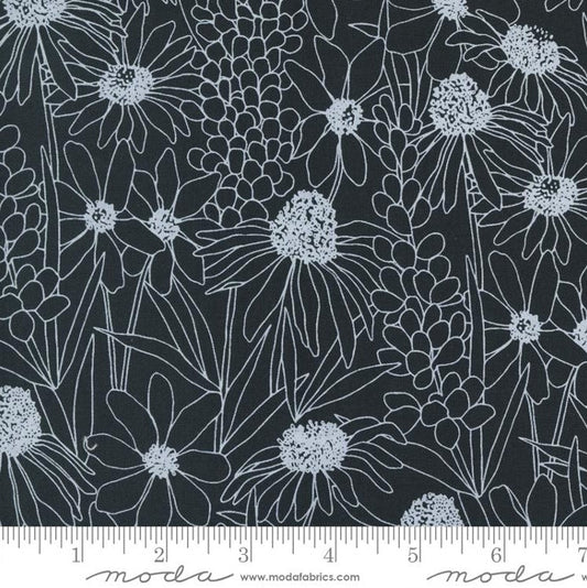 Hey Y'all “Wildflowers” in Ink by Moda Fabrics