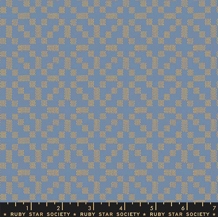 Warp and Weft Honey Holiday Woven Jacquard (Dusk) | Ruby Star Society Fabric