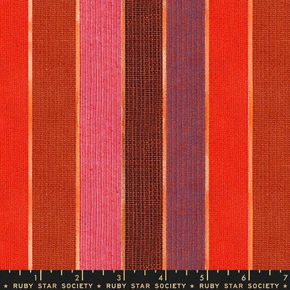 Warp and Weft Honey Jubilee Woven Stripe (Daisy) | Ruby Star Society Fabric