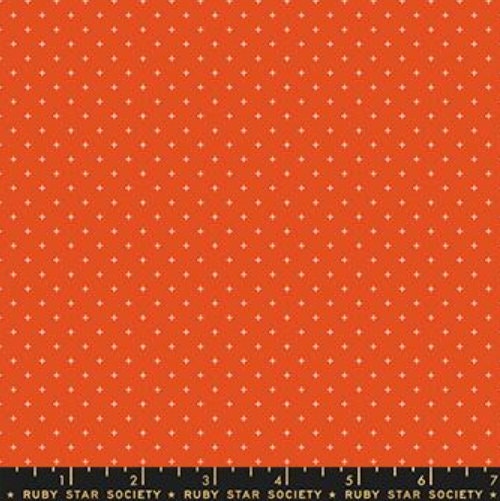 Add It Up in Warm Red by Ruby Star Society Fabric