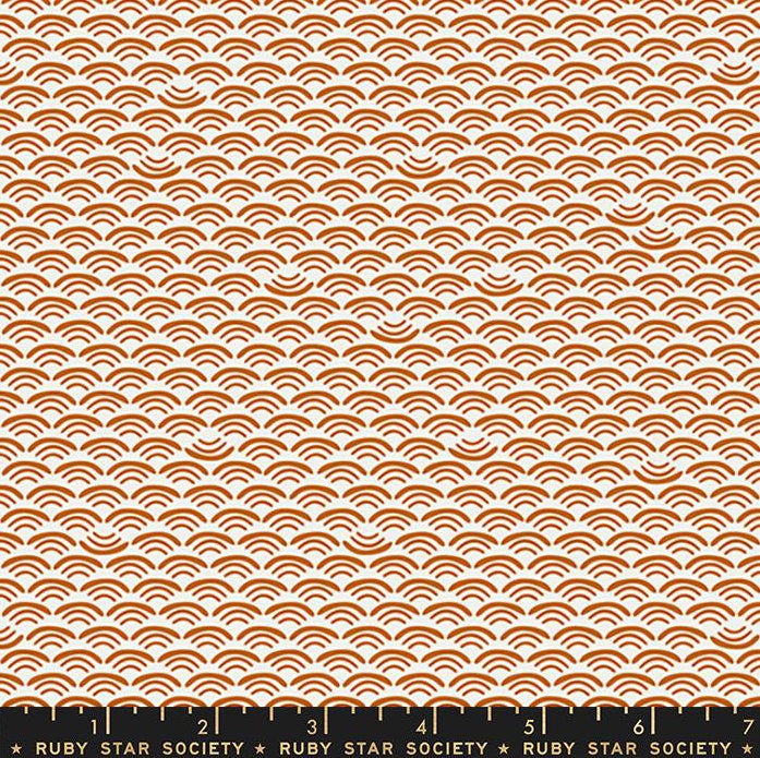 Koi Pond Smile And Wave in Saddle by Ruby Star Society Fabric