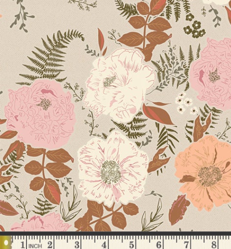 Foraged Garland Three | Roots of Nature by Bonnie Christine | Art Gallery Fabrics