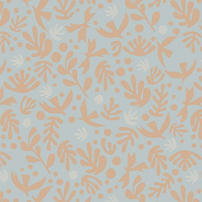 Duval "Boho Birds" in Glacier by Art Gallery Fabrics