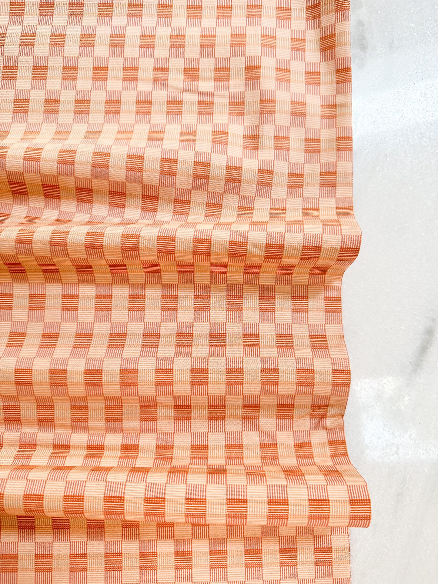 Duval "Basket Weave" in Shrimpy by Art Gallery Fabrics