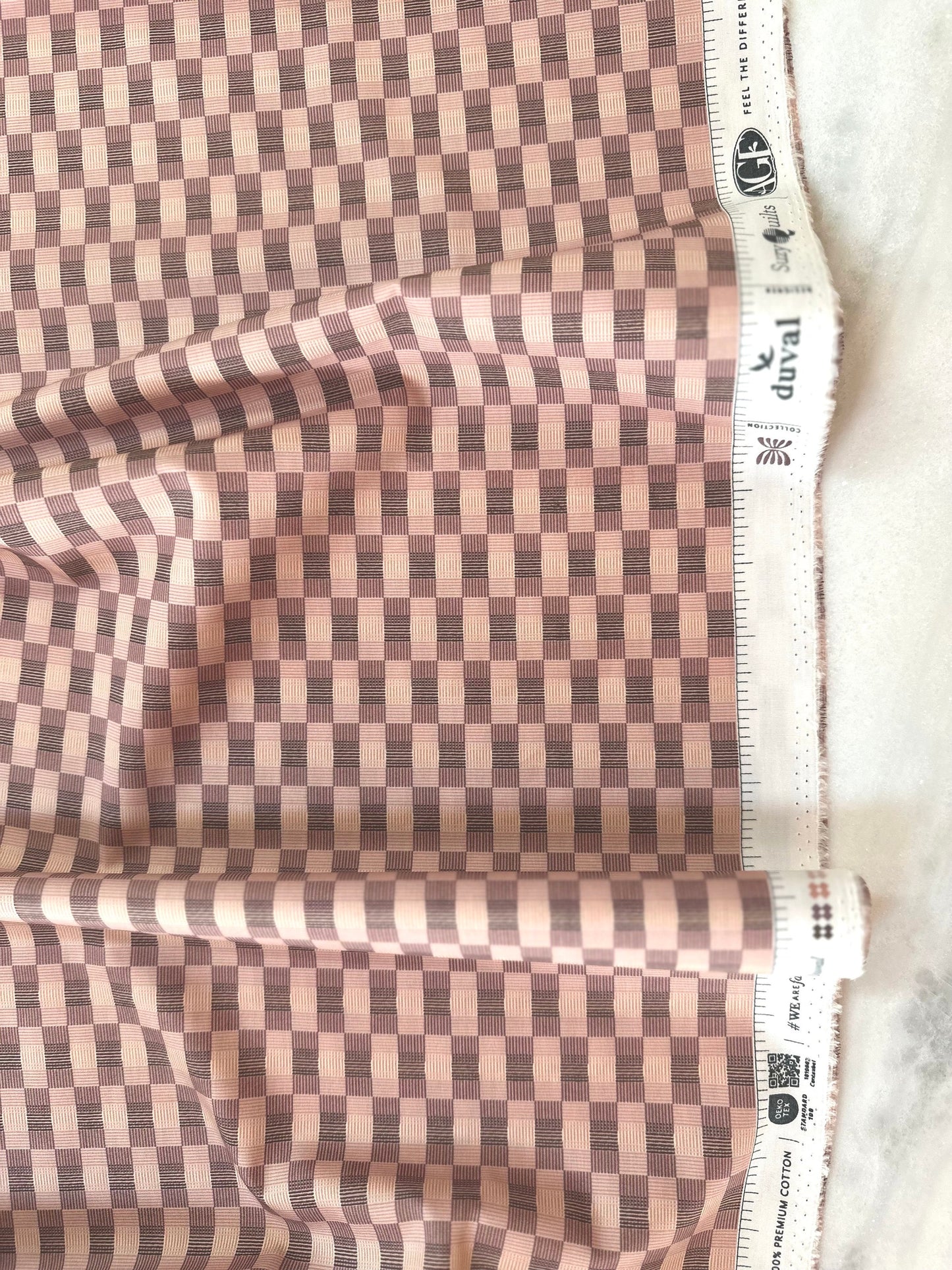 Duval "Basket Weave" in Haze by Art Gallery Fabrics