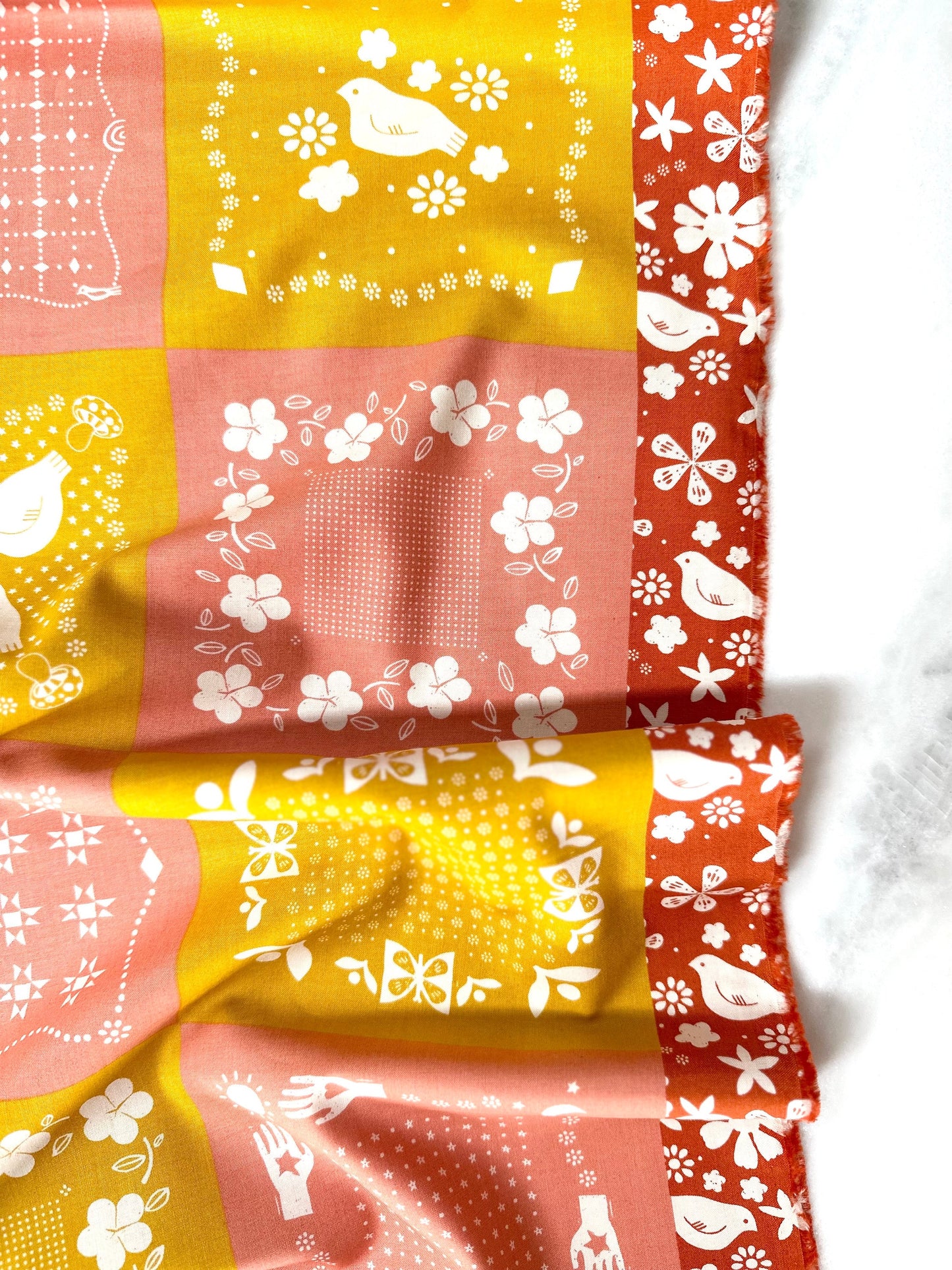 Sugar Maple in "Goldenrod" by Ruby Star Society Fabric