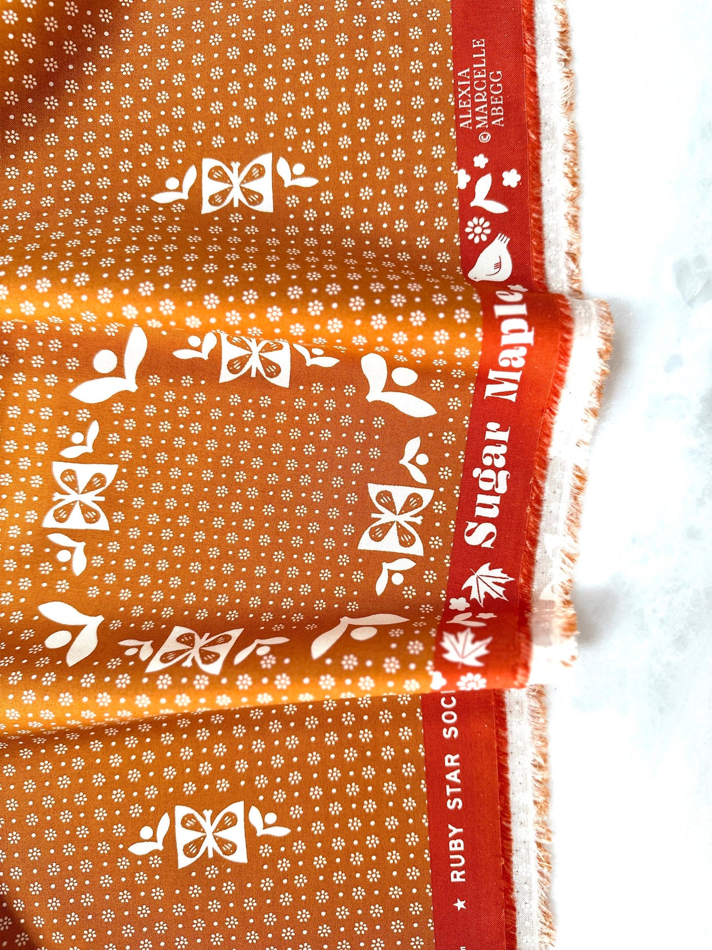 Sugar Maple "Tablecloth" in Caramel by Ruby Star Society Fabric