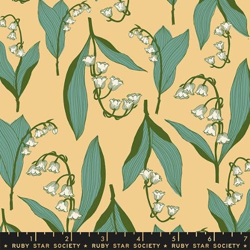 Verbena "Lily Valley" in Butternut by Ruby Star Society Fabric