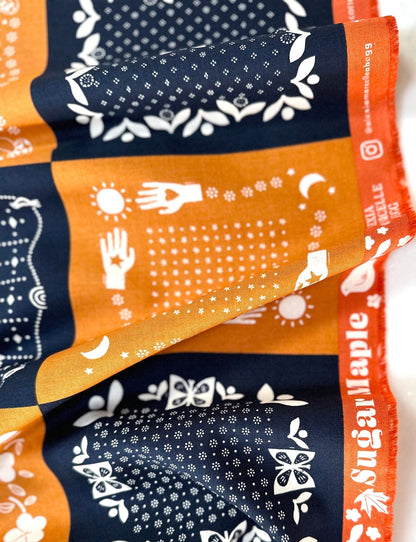Sugar Maple in "Navy" by Ruby Star Society Fabric