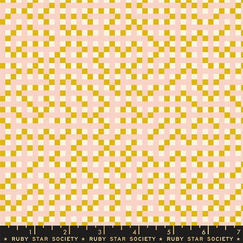 Picture Book "Maze" in Goldenrod by Ruby Star Society Fabric