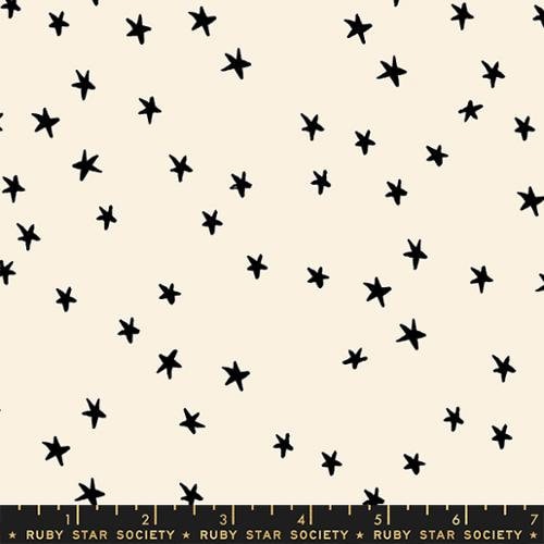 Starry 108" Wideback in Natural by Ruby Star Society Fabric