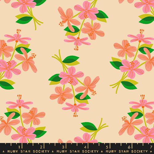 Favorite Flowers “Nosegay” in Vintage Paper by Ruby Star Society Fabric