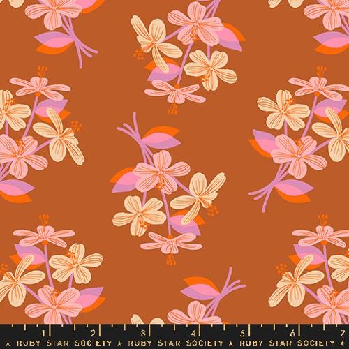 Favorite Flowers “Nosegay” in Spice by Ruby Star Society Fabric